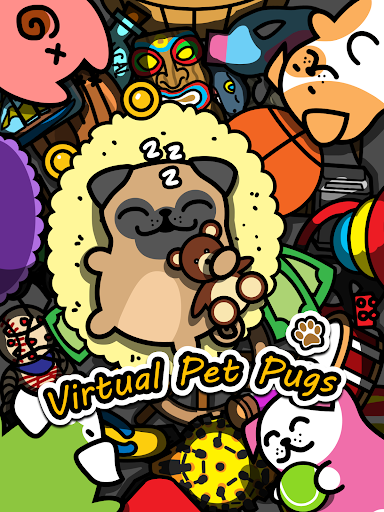 Virtual Pet Pugs  - A Pug Dog Collector Game - Gameplay image of android game