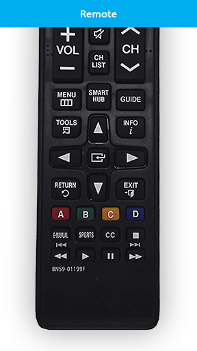 Remote Control For Samsung Set Top Box - Image screenshot of android app