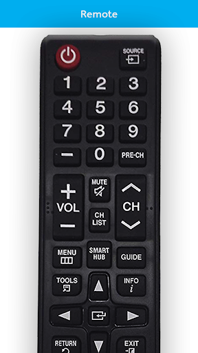 Remote Control For Samsung Set Top Box - Image screenshot of android app