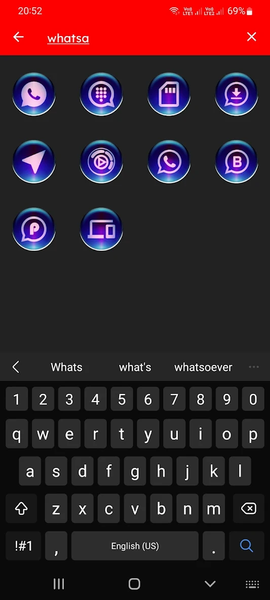 Black Pixl Glass Icon Pack - عکس برنامه موبایلی اندروید