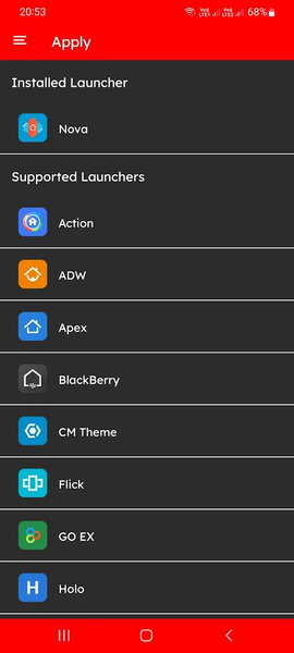 Black Pixl Glass Icon Pack - عکس برنامه موبایلی اندروید