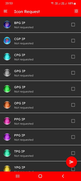 Black Pixl Glass Icon Pack - عکس برنامه موبایلی اندروید