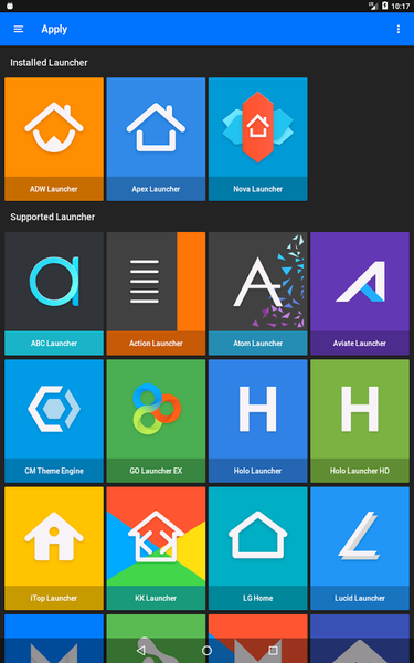 Oreo Blue Icon Pack P2 - Image screenshot of android app