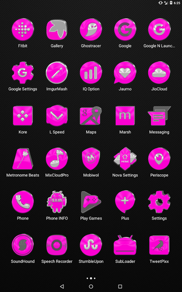 Bright Pink Icon Pack - عکس برنامه موبایلی اندروید