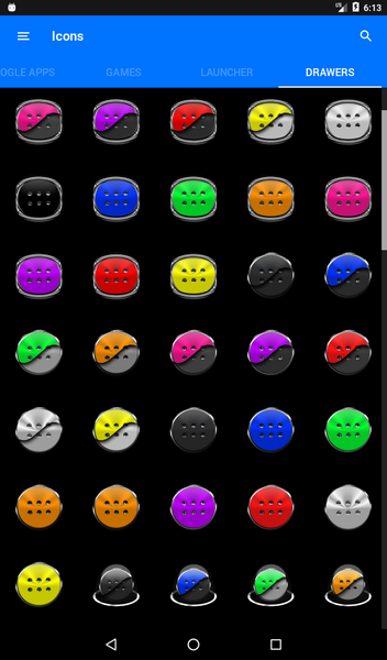 Bright Red Icon Pack - عکس برنامه موبایلی اندروید