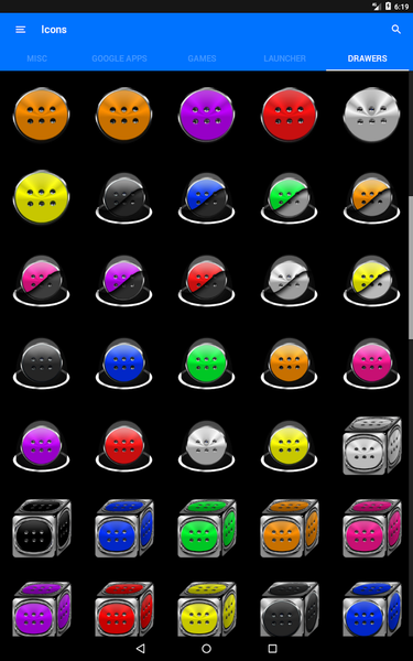 Bright Red Icon Pack - عکس برنامه موبایلی اندروید