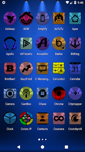 Colors Icon Pack - عکس برنامه موبایلی اندروید