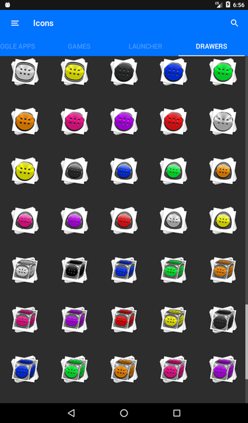 Cracked Yellow Green Icon Pack - Image screenshot of android app