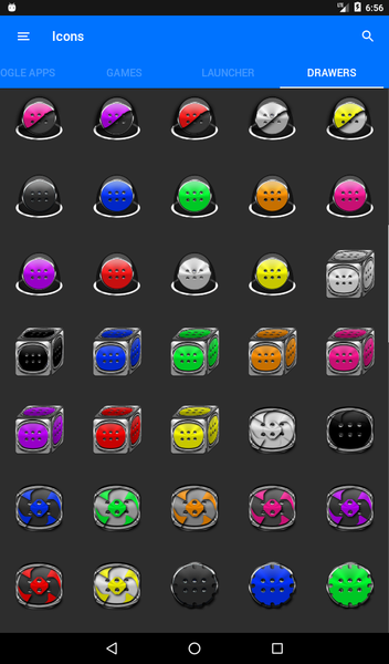 Cracked Yellow Green Icon Pack - Image screenshot of android app