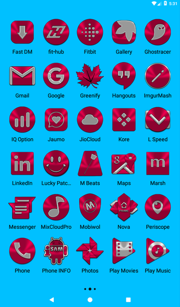 Crimson Icon Pack - Image screenshot of android app