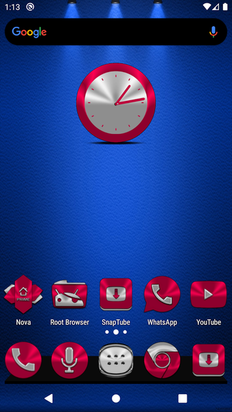 Crimson Icon Pack - Image screenshot of android app