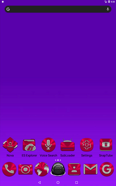 Crimson Icon Pack - Image screenshot of android app