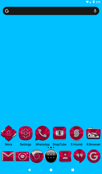 Crimson Icon Pack - Image screenshot of android app