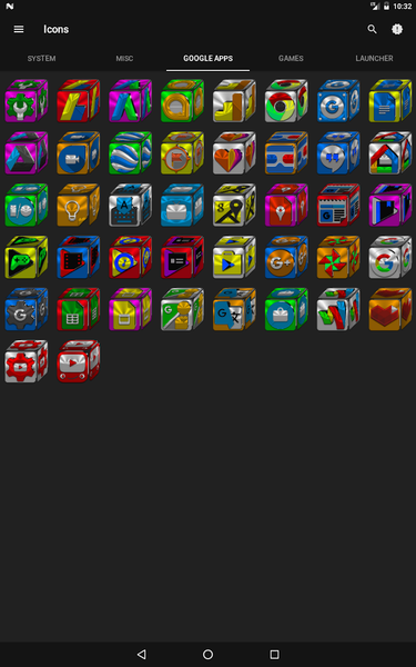 Cube Icon Pack - Image screenshot of android app