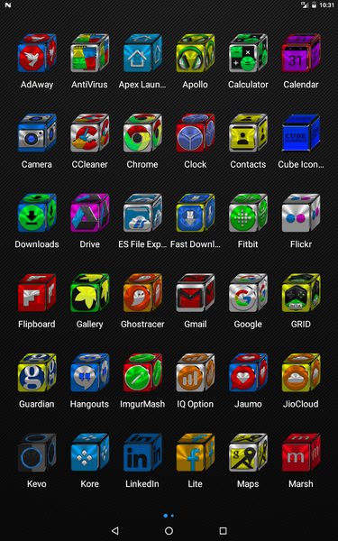 Cube Icon Pack - Image screenshot of android app