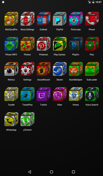 Cube Icon Pack - Image screenshot of android app