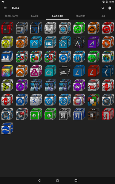 Cube Icon Pack - Image screenshot of android app