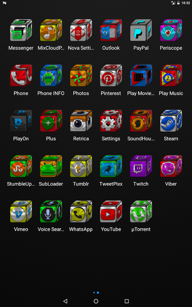 Cube Icon Pack - Image screenshot of android app