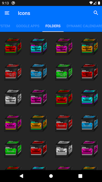 Cube Icon Pack - Image screenshot of android app