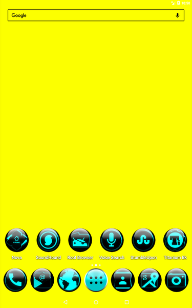 Cyan Glass Orb Icon Pack - عکس برنامه موبایلی اندروید