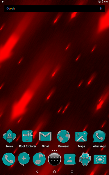 Cyan Icon Pack - Image screenshot of android app