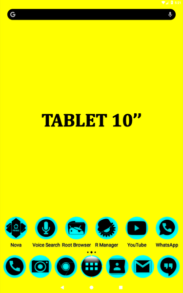 Oreo Cyan Icon Pack P2 - Image screenshot of android app