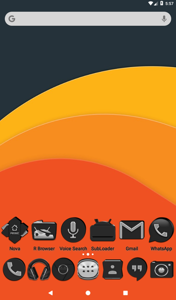 Grayscale Icon Pack - Image screenshot of android app
