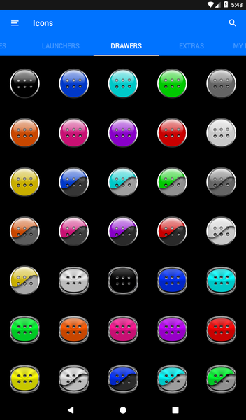 Grayscale Icon Pack - Image screenshot of android app