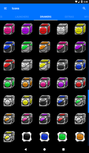 Grayscale Icon Pack - Image screenshot of android app