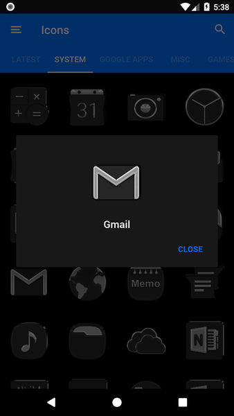 Grayscale Icon Pack - Image screenshot of android app