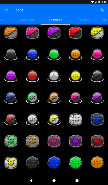 Grayscale Icon Pack - Image screenshot of android app