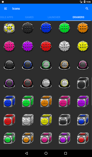 Green and Black Icon Pack - Image screenshot of android app