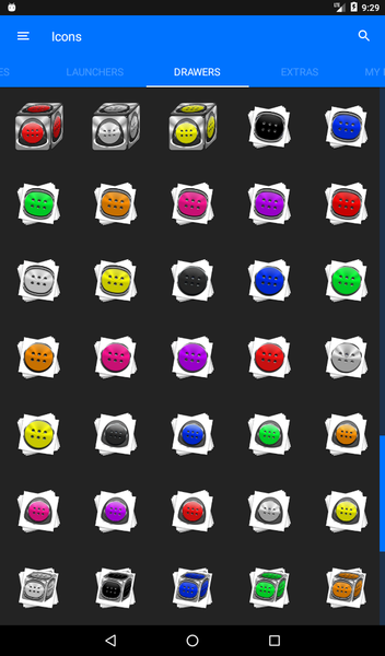 Green Glass Orb Icon Pack - عکس برنامه موبایلی اندروید