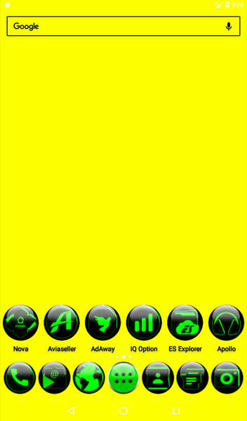 Green Glass Orb Icon Pack - عکس برنامه موبایلی اندروید