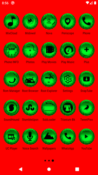 Green Icon Pack Style 5 - Image screenshot of android app