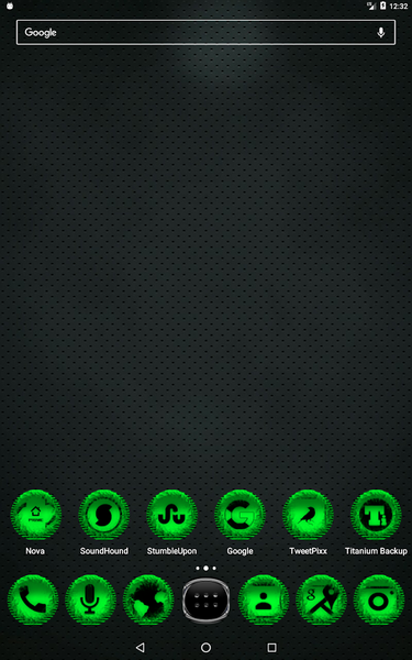 Green Icon Pack Style 5 - Image screenshot of android app