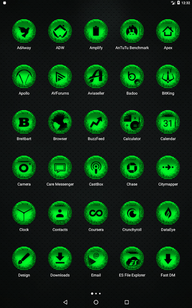Green Icon Pack Style 5 - Image screenshot of android app