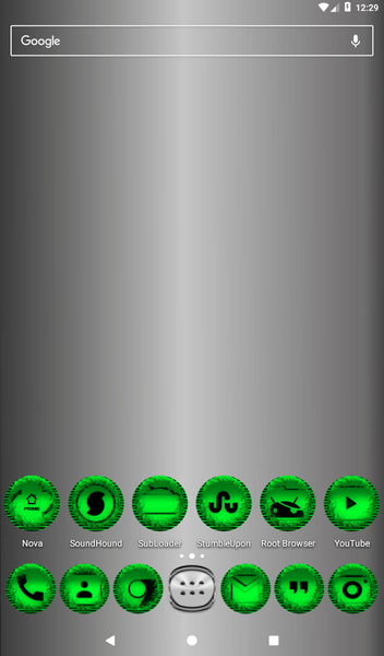 Green Icon Pack Style 5 - Image screenshot of android app