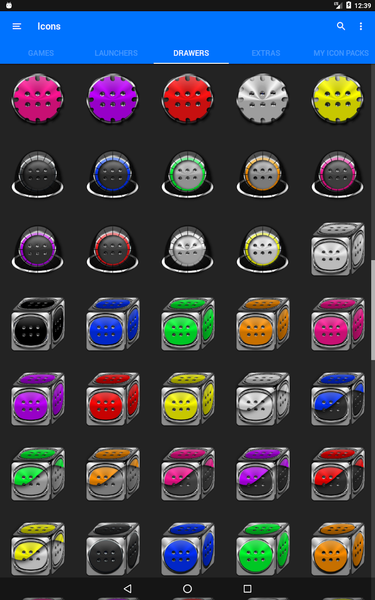 Green Icon Pack Style 4 - Image screenshot of android app