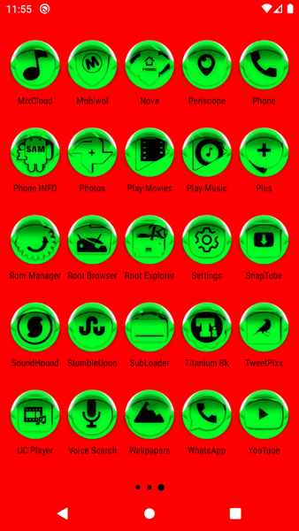 Green Icon Pack Style 4 - Image screenshot of android app