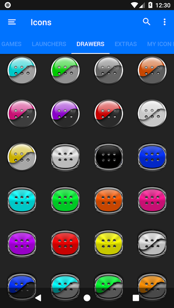 Green Icon Pack Style 4 - Image screenshot of android app