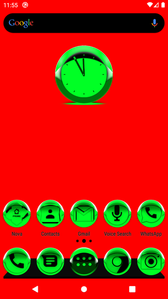 Green Icon Pack Style 4 - Image screenshot of android app