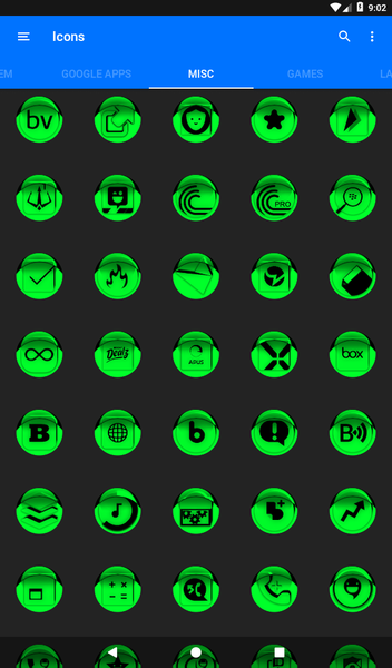 Green Icon Pack Style 1 - Image screenshot of android app