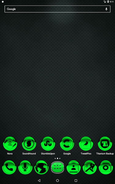 Green Icon Pack Style 1 - Image screenshot of android app