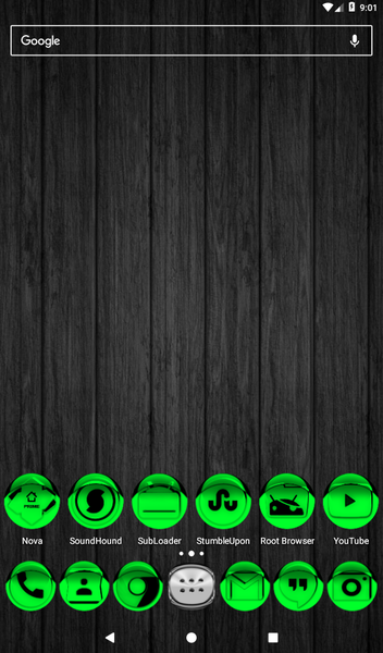 Green Icon Pack Style 1 - Image screenshot of android app