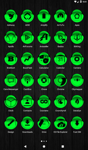 Green Icon Pack Style 1 - Image screenshot of android app