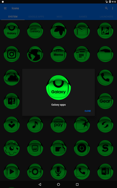 Green Icon Pack Style 1 - Image screenshot of android app