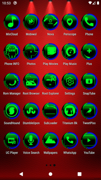Green Icon Pack Style 7 - Image screenshot of android app