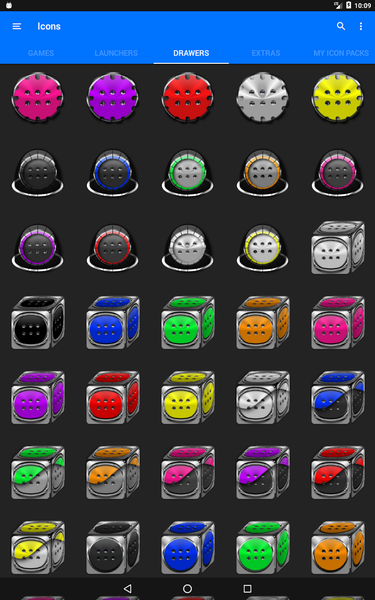 Green Icon Pack Style 7 - Image screenshot of android app