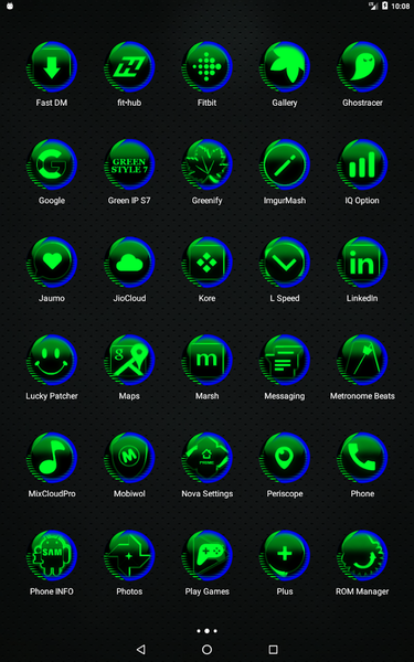 Green Icon Pack Style 7 - Image screenshot of android app
